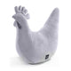 La Millou  Almohada para alimentar pollos de la abuela Dana Colección Velvet Gris oscuro