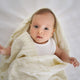LullaLove Manta de lana merino  Coconut
