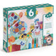Djeco Set artístico infantil  6 en 1: animales y sus casas