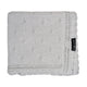 LullaLove Manta para bebé calada  80 x 100 cm margarita gris