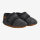 En Fant Zapatillas de lana  para bebé, gris oscuro jaspeado