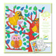 Djeco  Libro para colorear infantil con juegos Bosque
