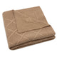 Jollein Manta para bebé  Check Knit Biscuit 100 x 75 cm