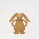 Moonie  Mordedor de caucho natural para bebés Cappuccino Rabbit