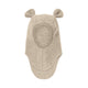 Huttelihut Pasamontañas infantil de lana con orejas  Camel Melange