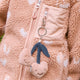 Liewood  Llavero de peluche  con forma de cereza Alfredo Pale tuscany
