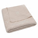 Jollein Manta para bebé  Check Knit Oatmeal 100 x 75 cm