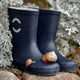 Mikk Line Botas de agua para niños  Blue Nights