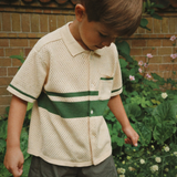 Konges Slojd polo chicos Hai Knit Banana Crepe