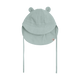 Huttelihut Gorro Gorro de verano para bebé de muselina de algodón orejas de oso Gris Niebla