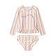 Liewood  Bañador  para niñas Dos piezas Dagny Y/D rayas Sorbet rose / Creme de la creme