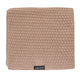 LullaLove Manta de lana merino  con diseño de mariposas - beige caramelo