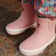 Konges Sløjd Botas de agua para niños   Roi Rain Low Cameo Brown