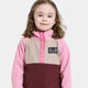 Didriksons Forro polar infantil  con botones Monte Anemon Rojo