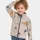 Didriksons Sudadera con cremallera para niños  Monte Winter Ocean Multi