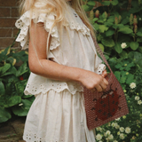Bolso Konges Slojd con motivo de mariquita para niños Perla Ladybug