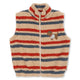Chaleco infantil Konges Slojd con estampado Joddy Teddy Tangerine Stripe bordado