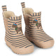 Konges Slojd botas de goma para niños Roi rayas estampadas La Mer