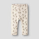 Lil' Atelier Leggings para bebé acanalados NBFGAYO Turtledove Artichoke