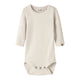Lil' Atelier Body bebé de manga larga acanalado Turtledove
