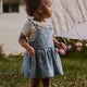 Lil' Atelier vestido vaquero para niños Medium Blue Denim EMB NMFFUNDA