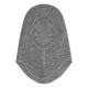 Huttelihut Pasamontañas infantil de lana acanalada Medium Grey Melange
