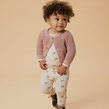 Lil' Atelier  Body para bebé Slim Silver Peony Bow NBFGAVO
