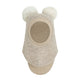 Huttelihut Pasamontañas infantil con pompones Sand Melange