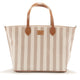 La Millou Bolso mumi  Feeria mediano a rayas beige