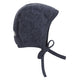 Huttelihut Gorro de bebé en forro polar de lana Ombre Blue Melange