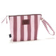 La Millou Neceser impermeable  con rayas rosas S