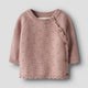 Lil' Atelier Cárdigan cruzado de punto para bebés Misty Rose NBFLAGUNA