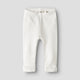 Lil' Atelier Leggings para bebé niña  Coconut Milk NBFTAPIA