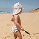 Liewood  Sombrero infantil con orejas Senia Peach Sea shell de 