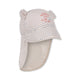 Konges Slojd sombrero de sol para niños con orejas Aster Stripe Bluie