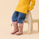 Affenzahn Botas de agua para niños forradas barefoot veganas Puddly Deer