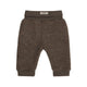 Huttelihut Pantalones de bebé de lana merino Brown Melange