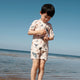 Liewood traje de baño de manga corta para niño Max Sea creature / Sandy
