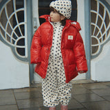 Chaqueta puffer Konges Slojd para niños Seanna scarlet sage
