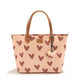La Millou Bolso manta  grande rosa con estampado de latidos