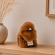 Inkari Peluche de alpaca Monsterfluff Hazelnut 23 cm