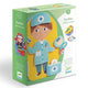 Djeco Puzzle para niños magnético Vestir Profesiones