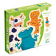 Djeco Puzzle magnético de madera Animales