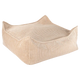 Wigiwama Puf para bebés  Square Ottoman Brown Sugar