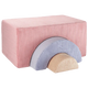 Wigiwama Puf para bebés  Playset Rosa Mousse Rainbow