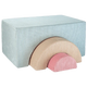 Wigiwama Juego de juegos  Puf para bebés verde menta Rainbow