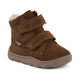 Froddo Botas de invierno barefoot para niños Zeru Tex Furry Brown
