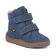 Froddo Botas de invierno barefoot para niños Zeru Tex Furry Blue
