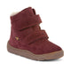 Froddo Botas de invierno barefoot para niños Zeru Tex Furry Rojo