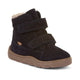 Froddo Botas de invierno barefoot para niños Zeru Tex Furry azul oscuro